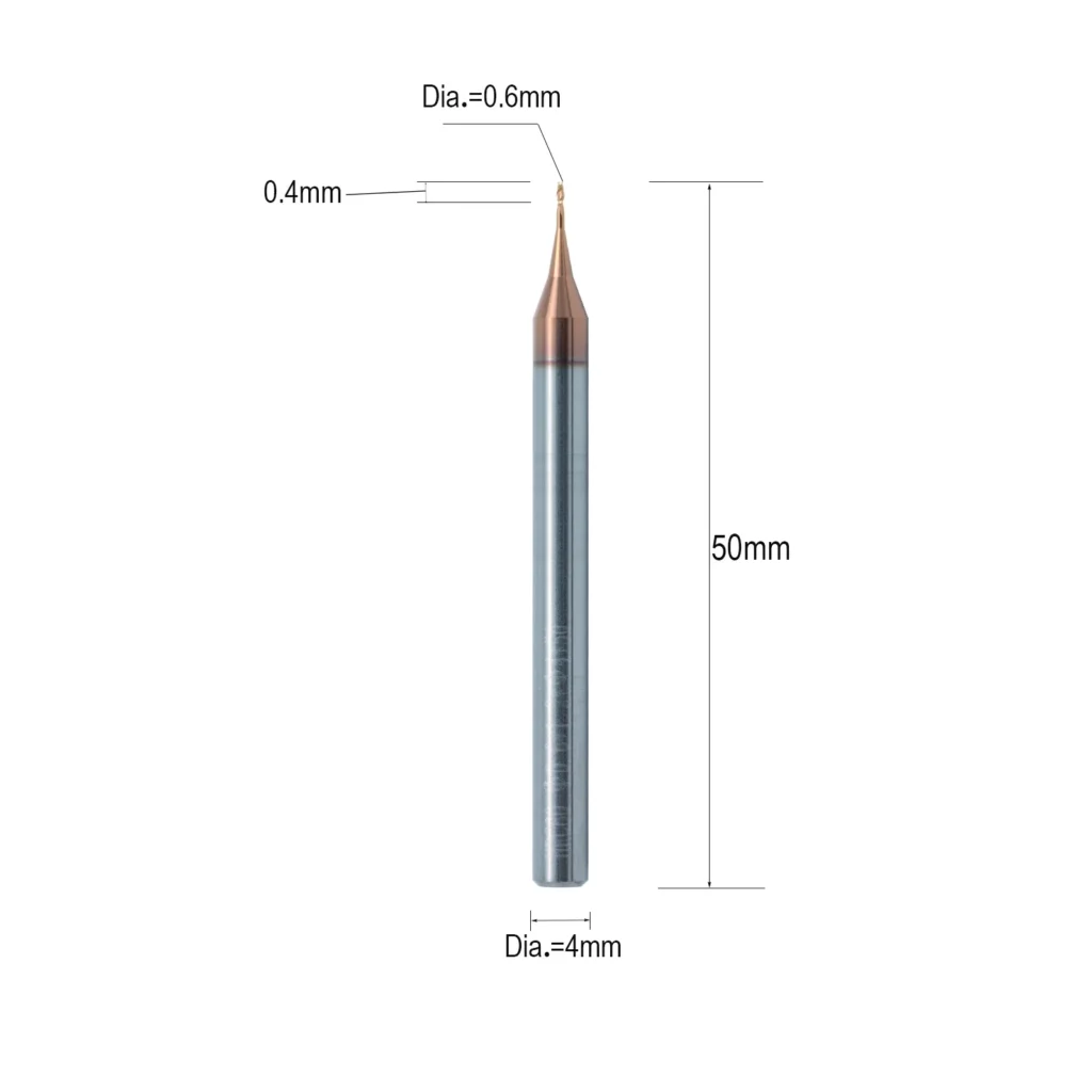 HWAYNCT TiSiN coated carbide micro flat end mill