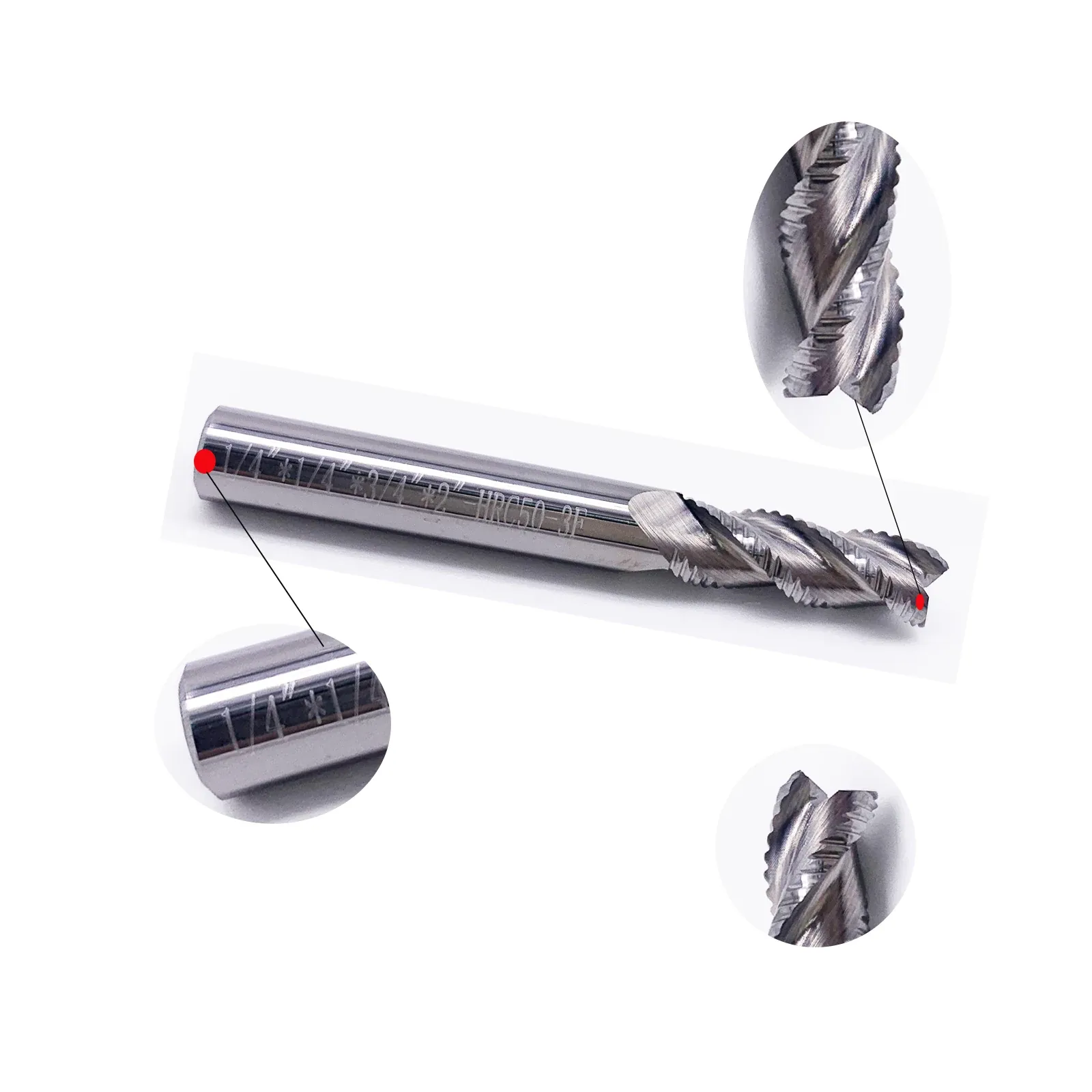 HWAYNCT Roughing End Mill HW-RF-I-002 detail