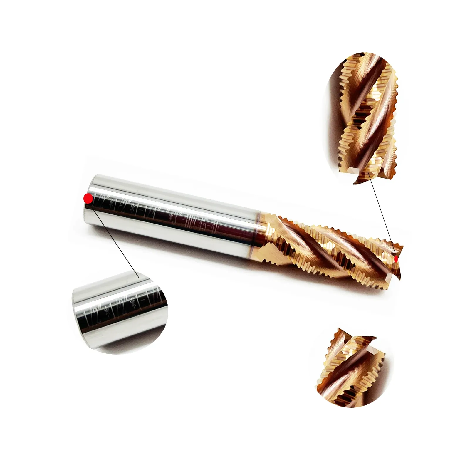 HWAYNCT Roughing End Mill HW-RF-I-004 detail