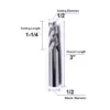 HWAYNCT TiSiN coated carbide roughing end mill