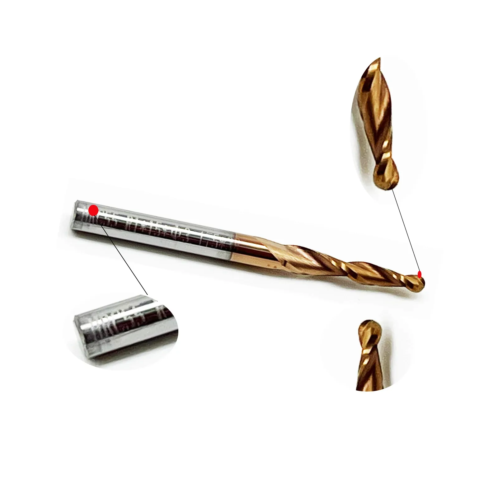 HWAYNCT Tapered Ball Nose End Mill HW-TB-I-005 detail